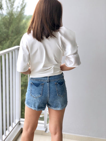Rally Denim Cutty Short